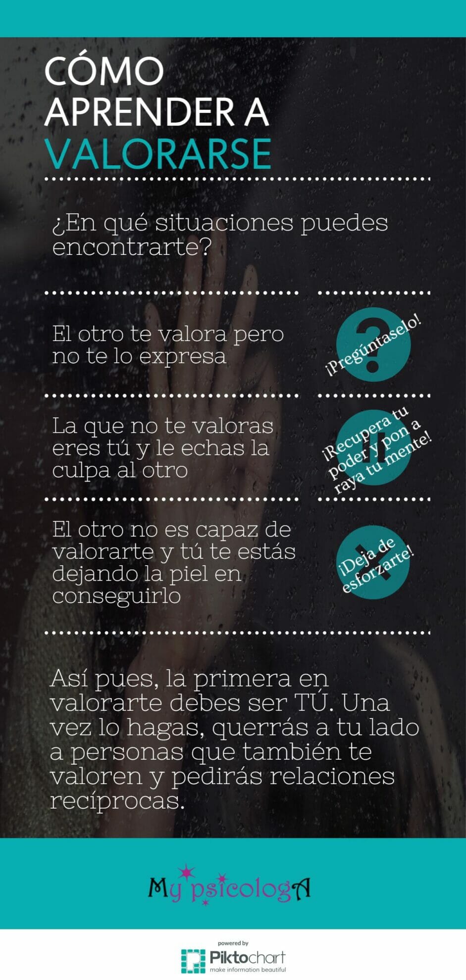 Aprender a valorarse My psicologa